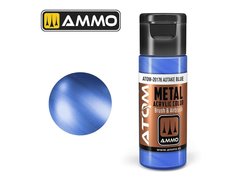 Acrylic paint ATOM METALLIC Aotake Blue Ammo Mig 20176