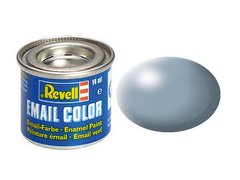 Емалева фарба Revell #374 Сірий напівглянцевий RAL 7001 (Silk Matt Grey) Revell 32374