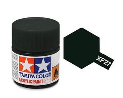 Акриловая краска XF27 черно-зеленая (Black Green) 10мл Tamiya 81727