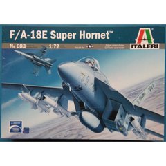 Сборная модель 1/72 cамолет F/A-18E Super Hornet Italeri 0083