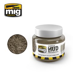 Діорамна паста для імітації рихлого грунту Acrylic Mud Turned Earth Ground Ammo Mig 2103