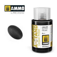 A-STAND Black Primer & Microfiller Ammo Mig 2354