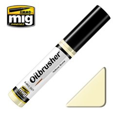 Oil paint with a built-in brush-applicator OILBRUSHER Yellow Bone Ammo Mig 3521