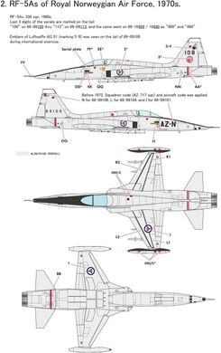 Prefab model 1/48 fighter RF-5A Recce Freedom Fighter Kinetic 48137