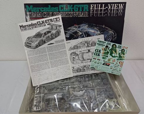 Збірна модель 1/24 автомобіль "Team CLK Sportswear" Mercedes-Benz CLK-GTR Tamiya 24206