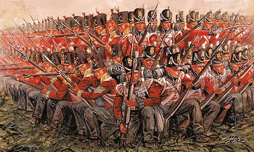 Збірна модель 1/72 фігури британська піхота 1815 British Infantry Italeri 6095