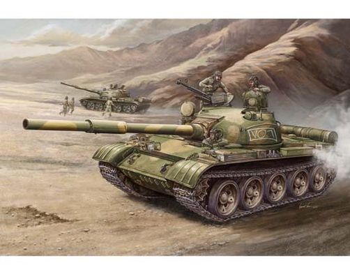 Сборная модель 1/35 танк T-62 1972 г. Trumpeter 00377