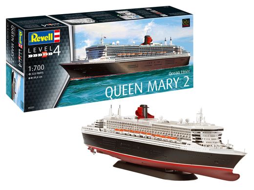 Revell 05231 1/700 passenger ship Queen Mary 2
