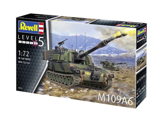 Сборная модель танка 1:72 M109A6 Revell 03331