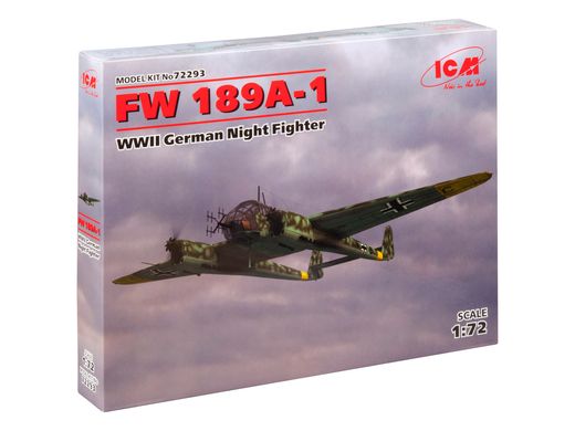 1/72 FW 189A-1 WW2 German Night Fighter Kit ICM 72293