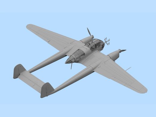 Сборная модель 1/72 самолет FW 189A-1, Немецкий ночной истребитель 2 Мировой Войны ICM 72293