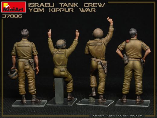 Збірна модель 1/35 Екіпаж ізраїльського танка. Війна Судного дня MiniArt 37086