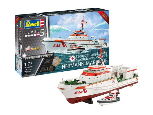 Модель корабля Search & Rescue Vessel "Hermann Marwede" Limited Edition Revell 05198 1:72