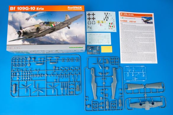 Assembled model 1/48 fighter Bf 109G-10 Erla Eduard 82164