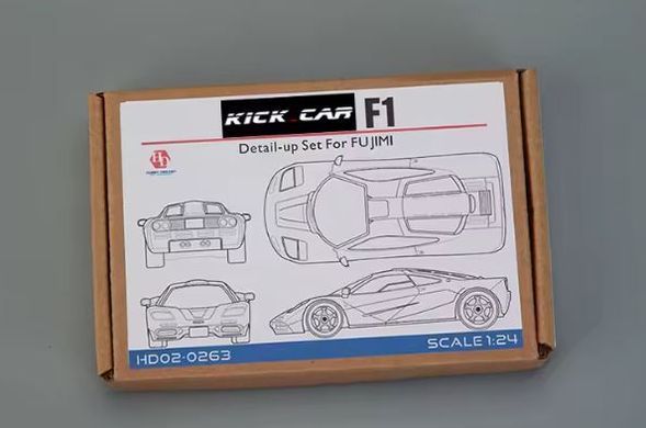 Сборная модель 1:24 автомобиль McLaren F1 Fujimi 12573+ Фототраление HD02-0263