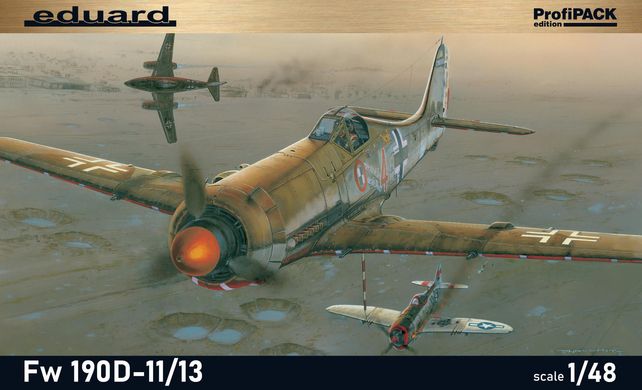 Assembled model 1/48 aircraft Focke-Wulf Fw-190D-11/D-13 ProfiPack Edition Eduard 8185