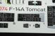 Интерьерные 3D наклейки 1/48 F-14A Tomcat для комплекта Italeri Kelik K48074, В наличии