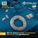 Set of scale models 1:35 accessory kits for M2 Bradley (10 pcs.) SPALAH 37435