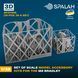 Set of scale models 1:35 accessory kits for M2 Bradley (10 pcs.) SPALAH 37435
