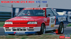 Збірна модель автомобіль 1/24 Nissan Skyline GTS-R (R31) "ETC 1988" Hasegawa 20495