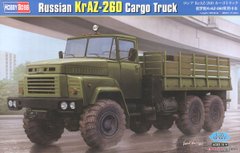 Сборная модель КрАЗ-260 армейский грузовой автомобильHobby KrAZ-260 Cargo Truck Boss 85510