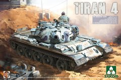 Assembled model 1/35 tank Tiran 4 IDF Medium Tank Takom 2051