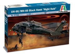Сборная модель 1/48 многоцелевой вертолет UH-60/MH-60 Black Hawk Italeri 1463
