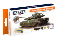 Paint set of modern Ukrainian army 6x17ml Hataka Hobby HTK-CS112