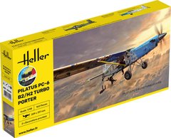 Стартовый набор для моделизма 1/48 Pilatus PC-6 B2/H2 Turbo Porter Heller 35410