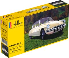 Сборная модель 1/43 автомобиль Citroën DS 19 Heller 80162