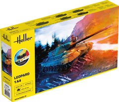 Сборная модель 1/35 танк Leopard 1A4 Стартовый набор Heller 57126