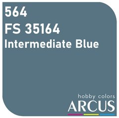 Эмалевая краска FS 35164 Intermediate Blue - Enamel Paint (Satin) Arcus 564
