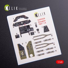 TBD-1A Douglas 3D Interior Decals for Great Wall Hobby Kit (1/48) Kelik K48008, In stock