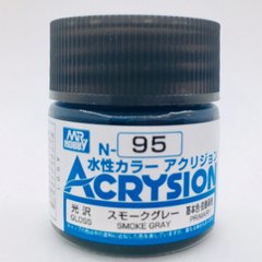 Acrylic paint Acrysion (N) Smoke Gray Mr.Hobby N095