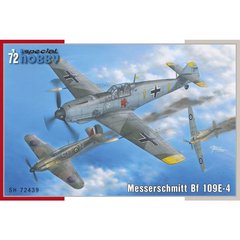 Збірна модель 1/72 гвинтовий літак Messerschmitt Bf 109E-4 Special Hobby 72439