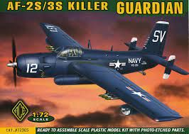 Сборная модель 1/72 самолет AF-2S/3S Guardian Killer ACE 72305