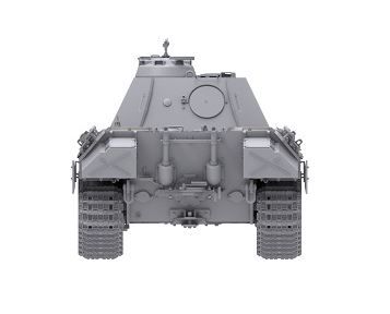 Assembled model 1/35 Pz.Kpfw.V Sd.Kfz. 171 Panther Ausf. A Early/Mid w/o interior Das Werk DW35010
