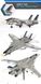 Збірна модель 1/72 винищувач USN F-14A VF-143 "Pukin Dogs" Academy 12563