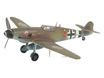 Збірна модель 1/72 винищувач-бомбардувальник Revell Messerschmitt Bf 109 G-10 Revell 04160
