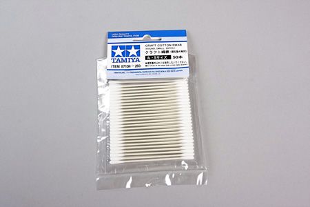 Ватный тампон Tamiya 87104 Craft Cotton Swab - Round / Small 50pcs