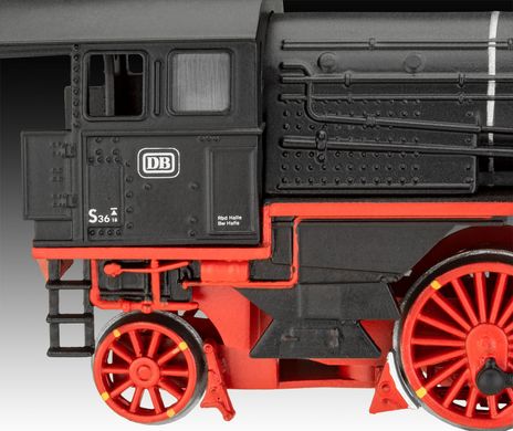 Збірна модель 1/87 локомотив Express locomotive S3/6 BR18(5) with Tender 2‘2’T Revell 02168