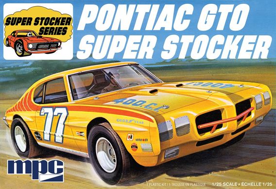 Сборная модель автомобиля 1970 Pontiac Gto Super Stocker MPC 00939 1:25