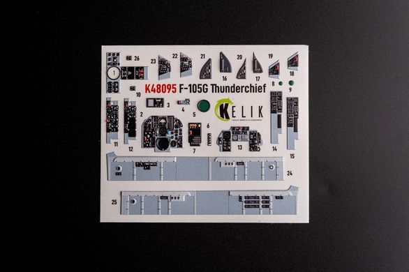 3D наклейки 1:48 F-105G Thunderchief &ndash; для HobbyBoss Kelik K48095