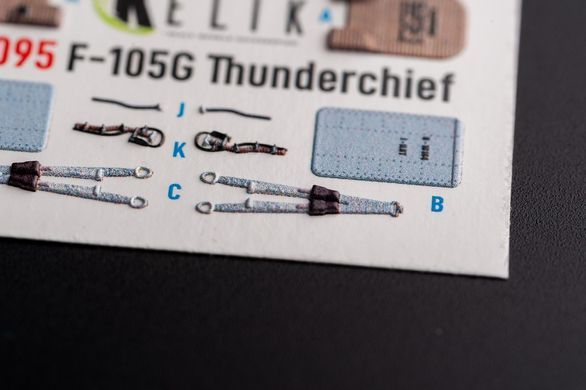 3D наклейки 1:48 F-105G Thunderchief &ndash; для HobbyBoss Kelik K48095