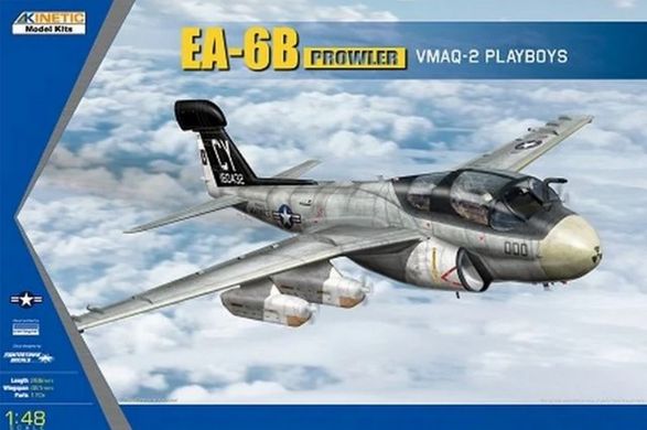 Збірна модель 1/48 літак EA-6B Prowler VMAQ-2 Playboys Kinetic 48112