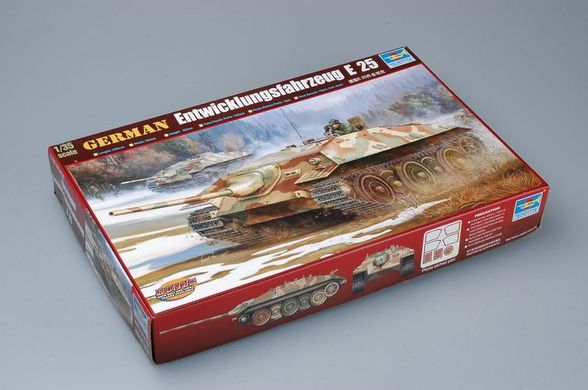 Збірна модель 1/35 німецький важкий винищувач танків Е-25 2-в-1 Trumpeter 00383