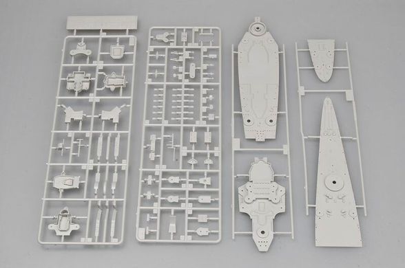 Збірна модель 1:700 корабель French Battleship Jean Bart 1950 Trumpeter 05752