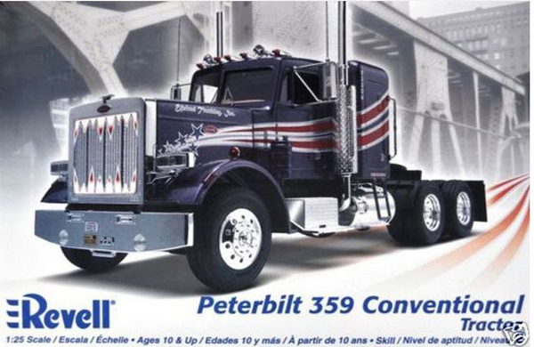 Збірна модель Вантажівки Peterbilt 359 Conventional 1/25 Monogram 1506