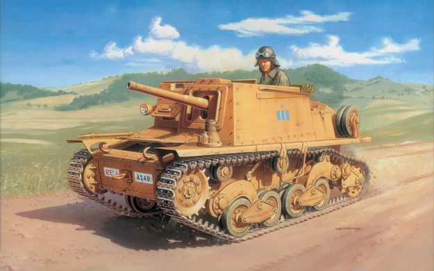 Сборная модель 1/35 танк Semovente L40 da 47/32 Italeri 6477