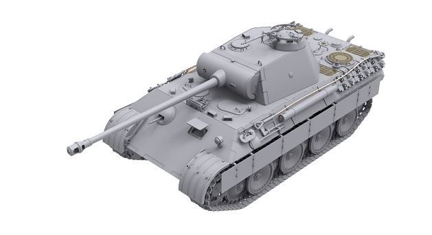 Збірна модель 1/35 Pz.Kpfw.V Sd.Kfz. 171 Panther Ausf. A Early/Mid w/o interior Das Werk 35010